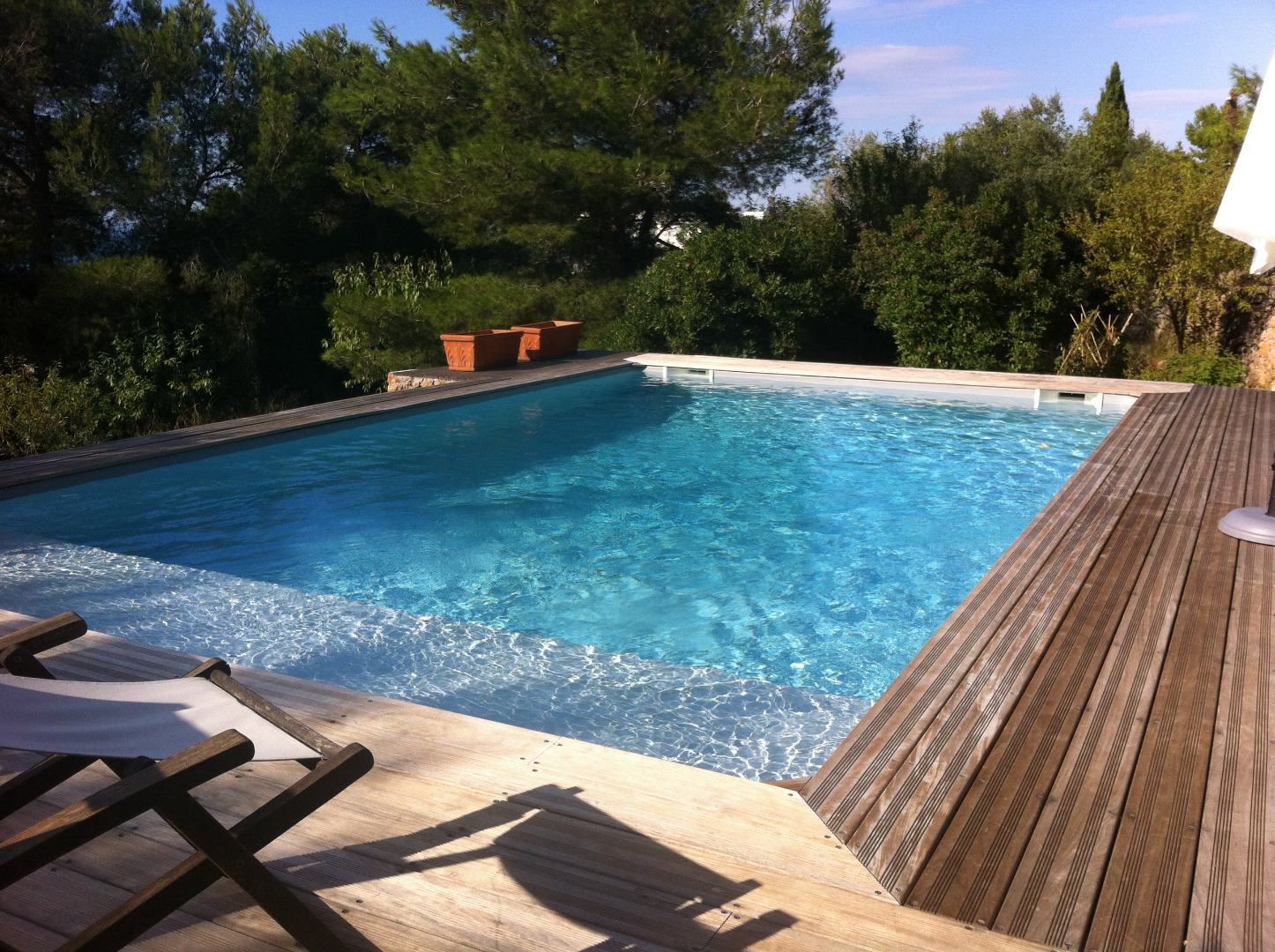 Piscines en coffrage béton